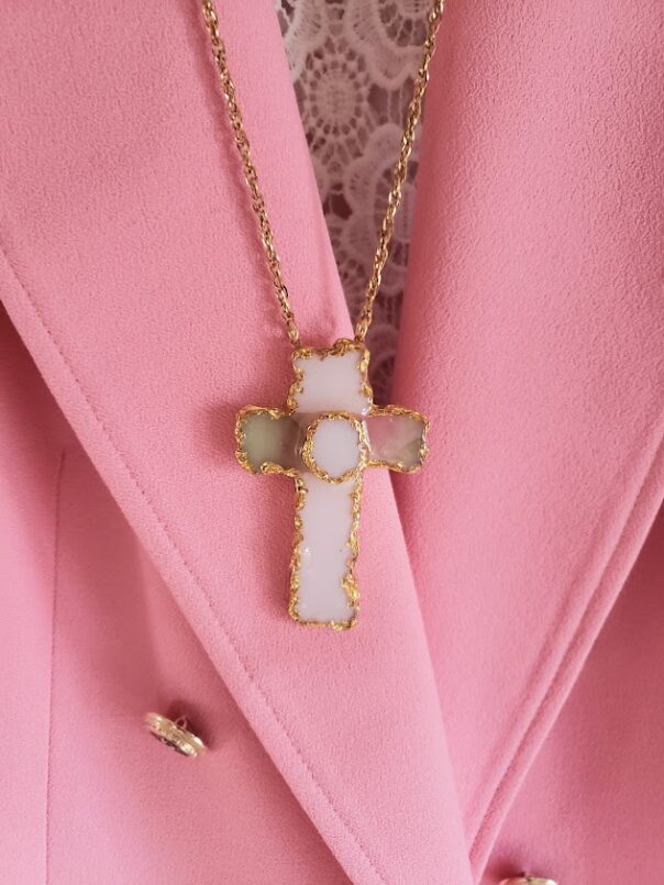 MONT-BLANC - collier sautoir en vitrail – Image 2