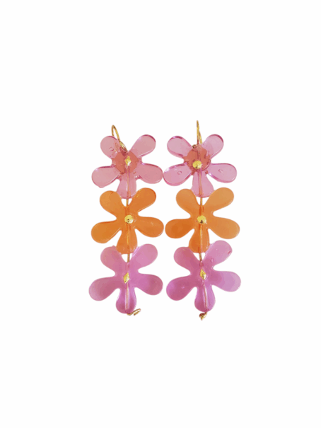 ALIBABA - boucles bicolores en plexiglass