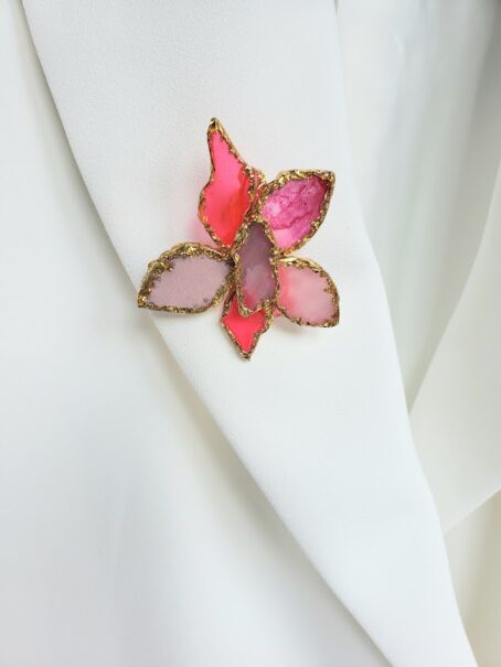 GAIA - broche en vitrail