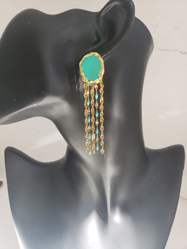 KREMI - boucles d'oreilles en vitrail – Image 3