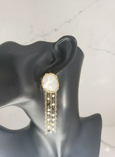 SIR - boucles d'oreilles en vitrail – Image 3